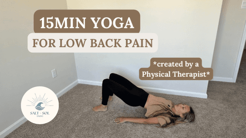 15 Minute Yoga for Low Back Pain Relief | DPT-Designed Mobility Flow cover image