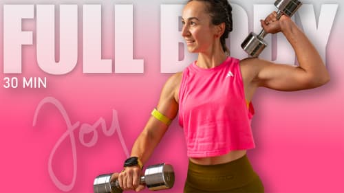 30 Min FULL BODY Sculpt Super Sets with Dumbbells cover image