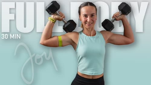 cover for 30 Min Standing FULL BODY Sculpt Super-Sets with Dumbbells