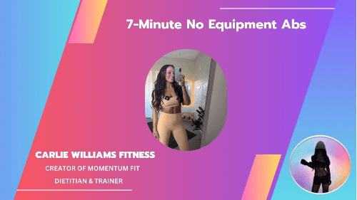 cover for  7-Minute No-Equipment Abs | No Warm-Up – Just Press Play! 