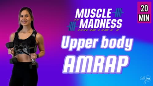 cover for Muscle Madness Week 1, Day 3 | 20 Min Upper Body AMRAP