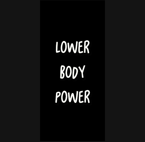 cover for Lower Body Power
