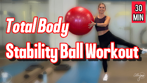 30 Minute Total Body Stability Ball Workout cover image