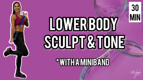 cover for 30-Minute Lower Body Miniband Blast