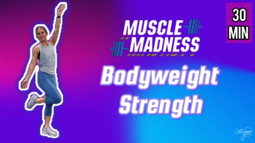 Muscle Madness Week 2, Day 3 | 30 Min Full Body Strength | Bodyweight Only cover image