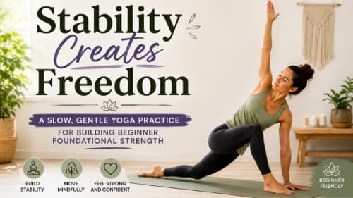cover for Stability Creates Freedom - Beginner Yoga Practice 