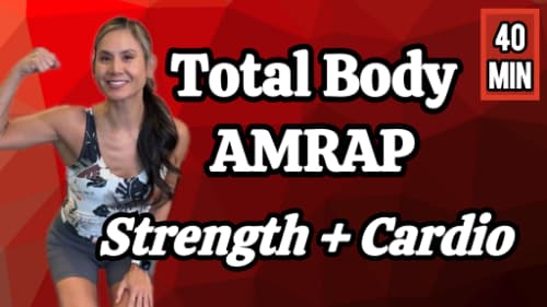 40-Minute Total Body AMRAP | Fat-Burning Circuit Training Workout cover image