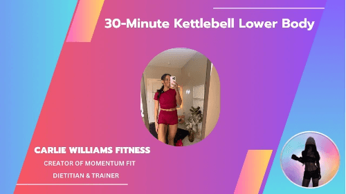 *NEW* 30-Minute: Heavy Kettlebell Lower Body + Cardio Bursts cover image