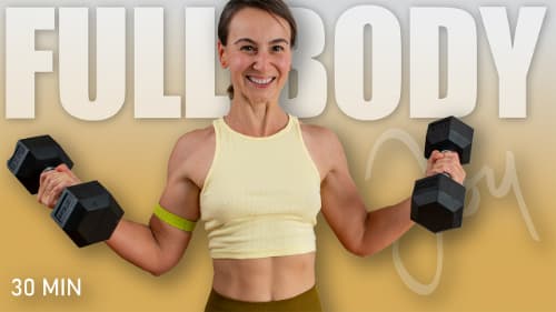 30 Min FULL BODY Sculpt Super Sets with Dumbbells cover image
