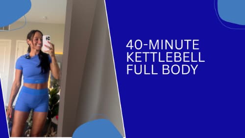 NEW: 40-Minute Kettlebell Full Body | Strength, Cardio & Core cover image