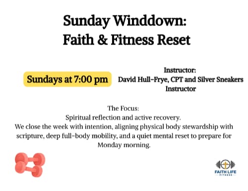 Sunday Winddown: Faith & Fitness Reset cover image